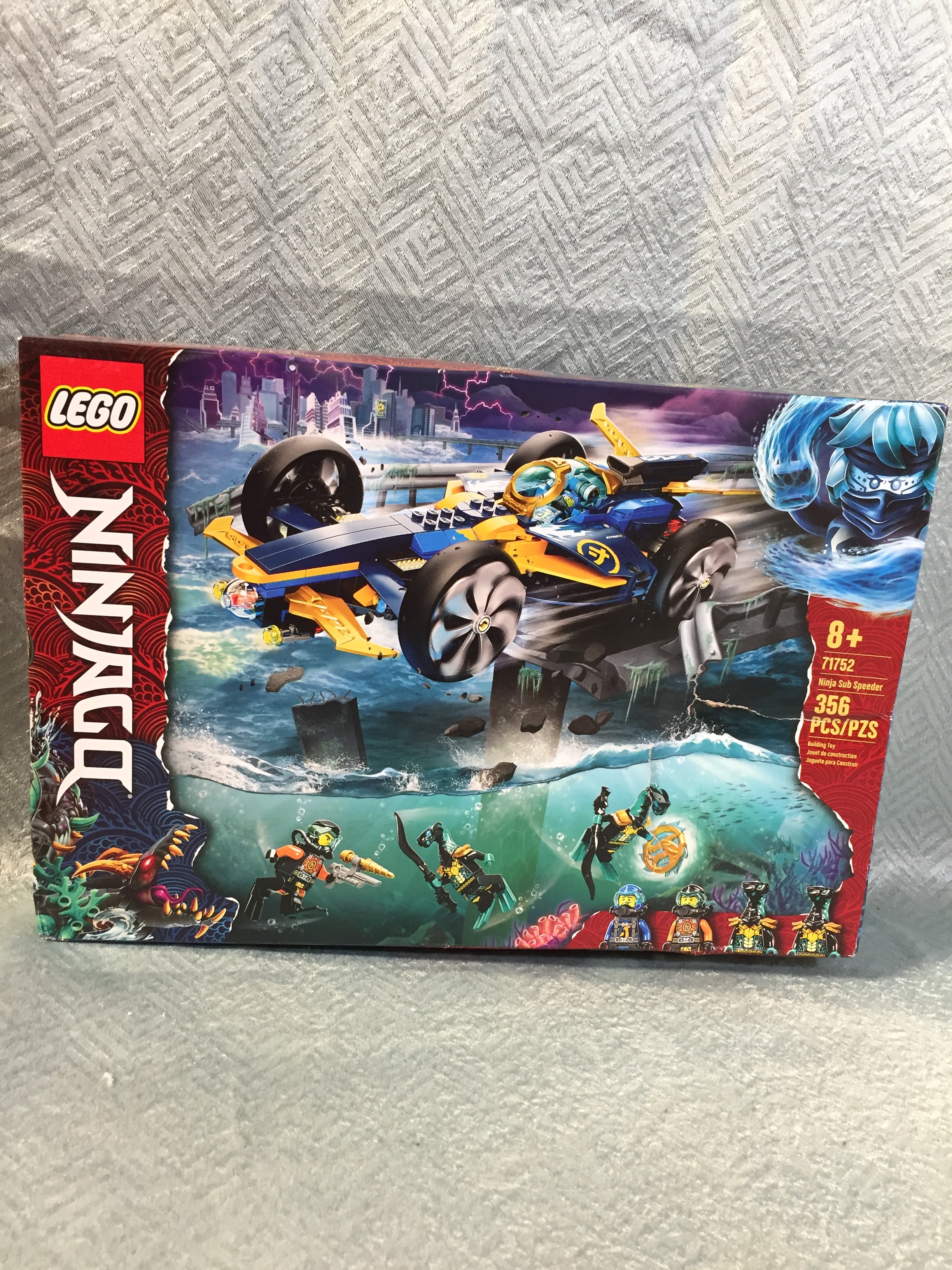 LEGO NINJAGO Ninja Sub Speeder 71752 Building Kit (7588342399214)